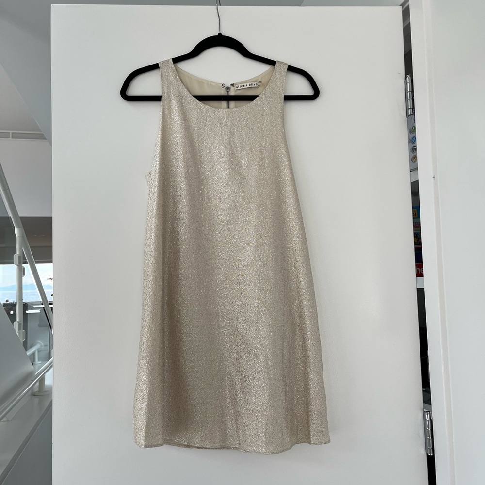 Alice + Olivia Champagne Dress